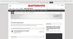 Desktop Screenshot of forum.quattroruote.it